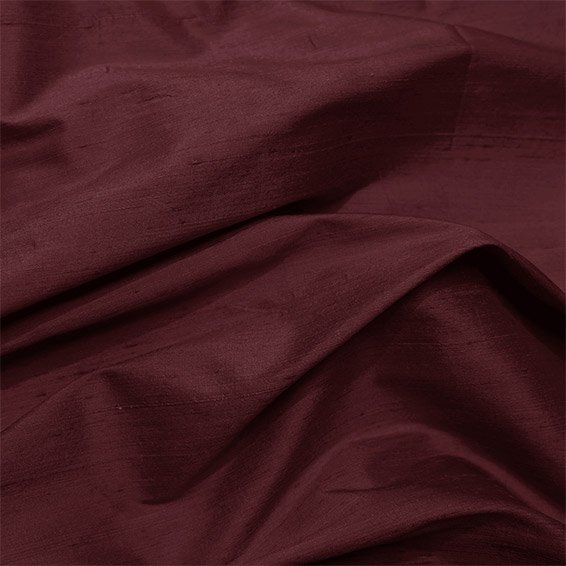 Ahisma Luxe Faux Silk Merlot Curtains - Image 2
