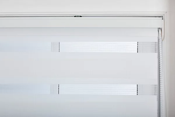 FURNISHED Day and Night Roller Blinds - White Striped Roller Shades - Image 4