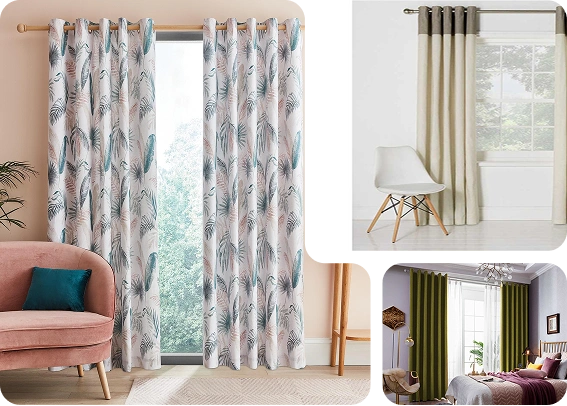 Luxury fabrics for curtains