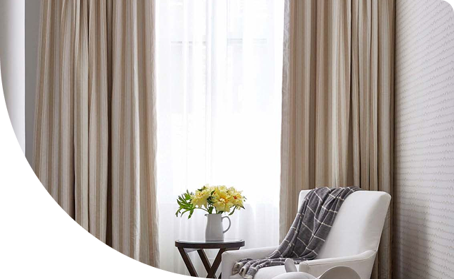 Luxury Beige Curtains Dubai