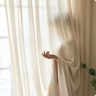 Opulent Beige Curtains