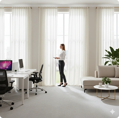 Premium smart curtains Dubai