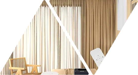 Custom Motorized Curtains Made