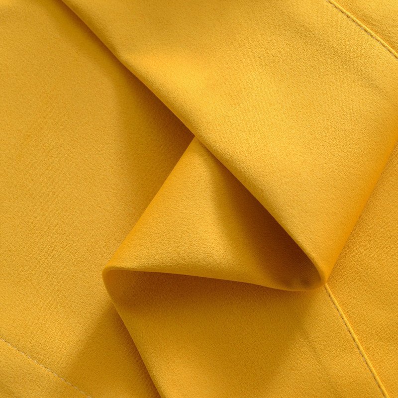 Superthick Lemon Yellow Blackout Curtain - Image 3