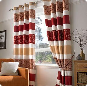 Quality eyelet curtains material