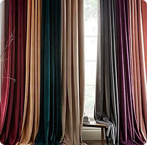 Elegant motorized curtains installed in Dubai villa