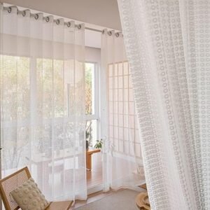 Curtains Sheers Translucent Window Screen Curtain