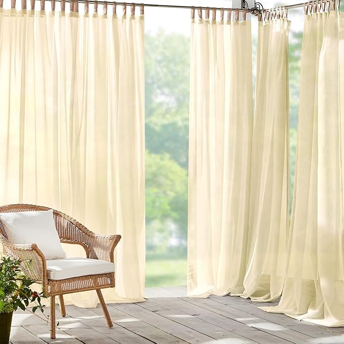 Elrene Home Fashions Darien Solid Curtain