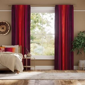 Watercolour Sunset Curtains