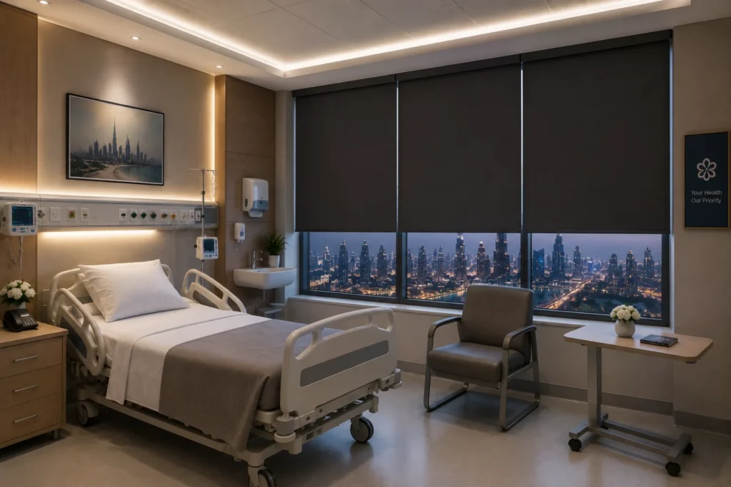 Hospital Room Blinds
