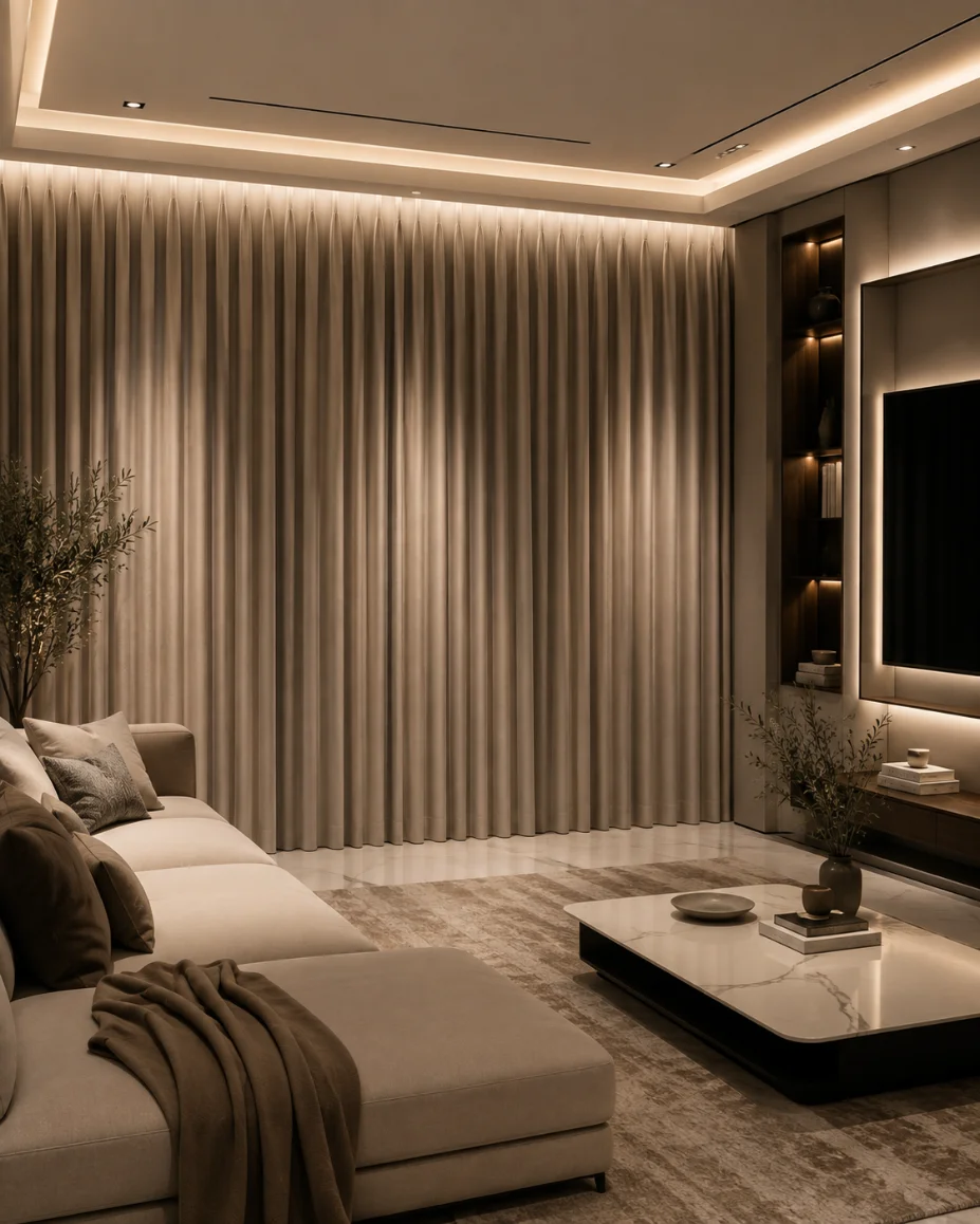 Motorized Curtain in Dubai