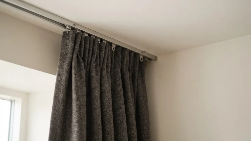 Motorized Track Soundproof Curtains