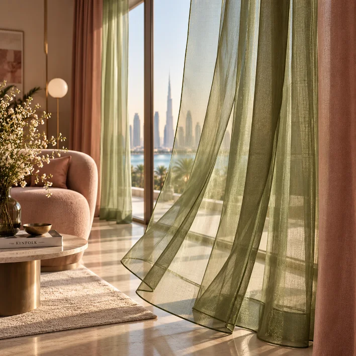 Organza Sheer Curtains Dubai