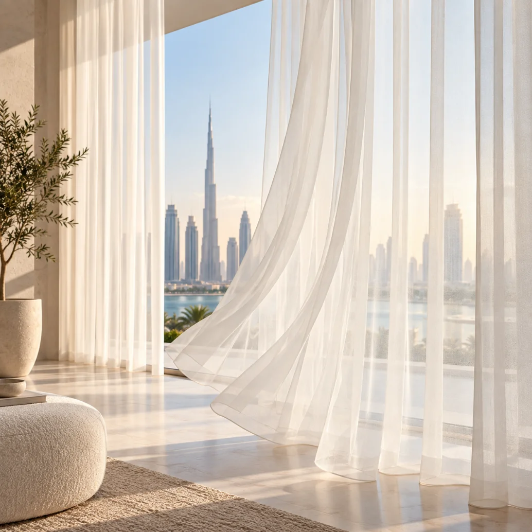 Voile Sheer Curtains Dubai