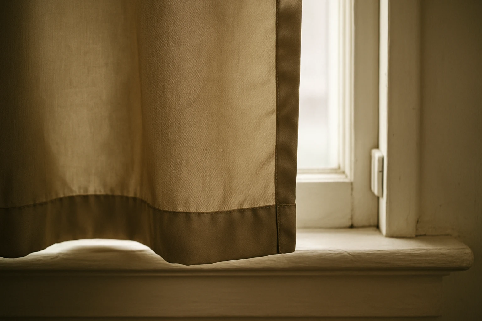 Affordable curtains with side gap