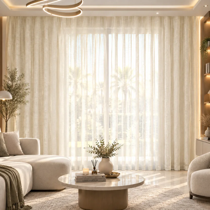 Warm Beige Drape