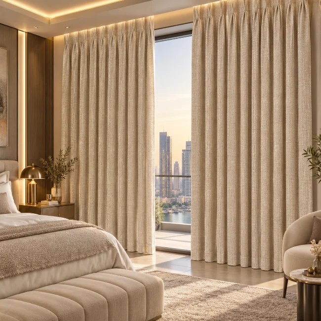 Beige Acoustic Curtain