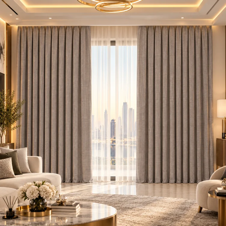 Grey Soundproof Drape