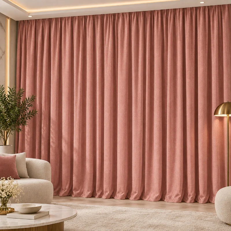 Rose Pink Drapery