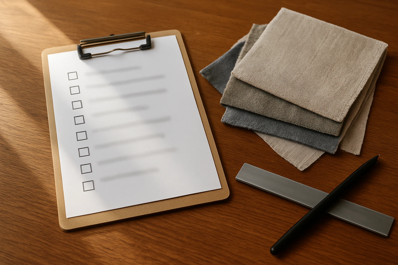 Curtain and blind buying checklist
