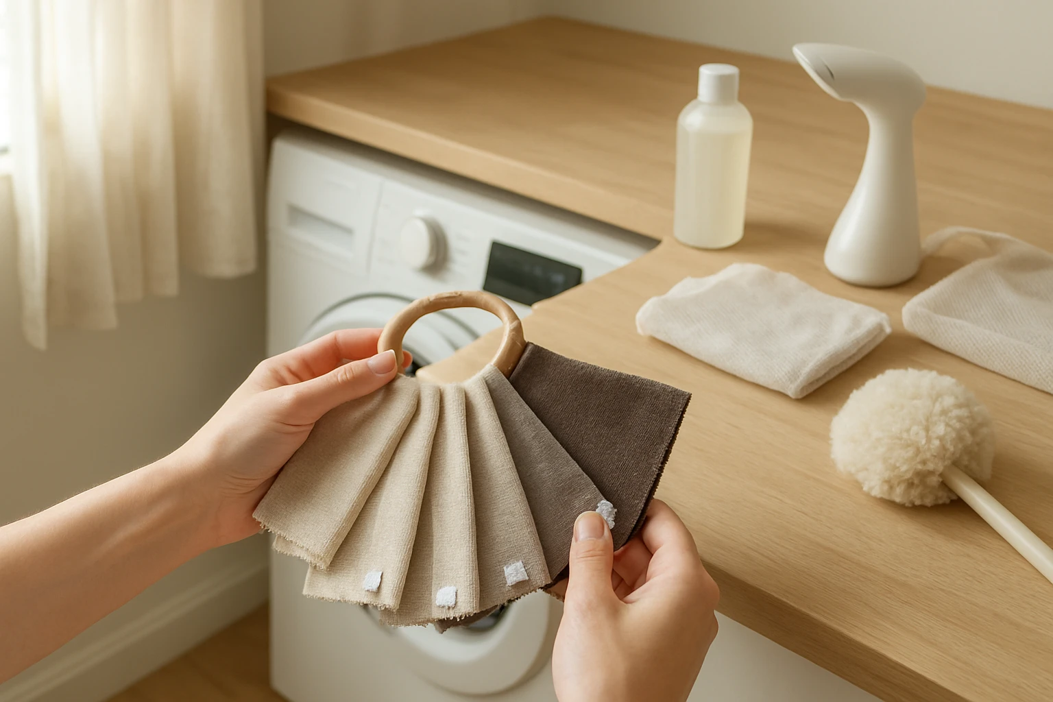 Curtain fabric care and cleaning