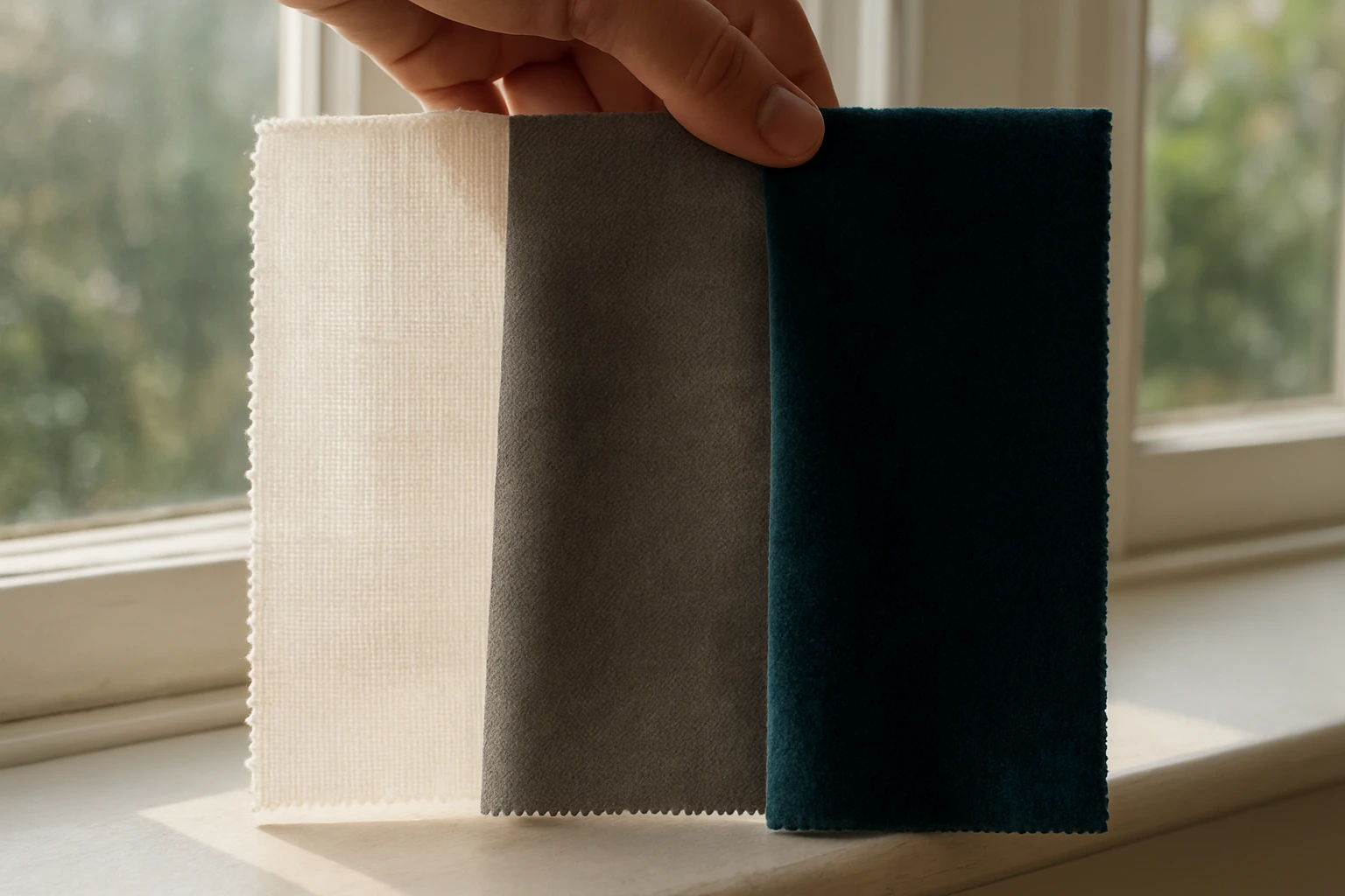Curtain fabrics sheer medium and heavy