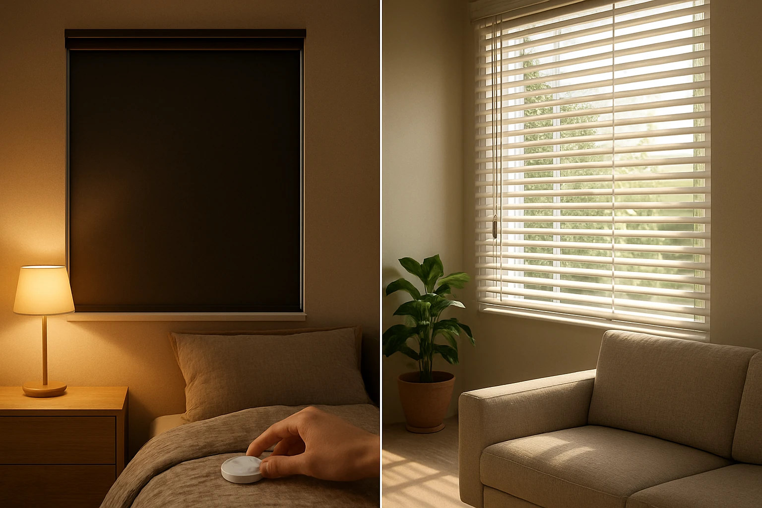 Motorized blinds versus manual blinds