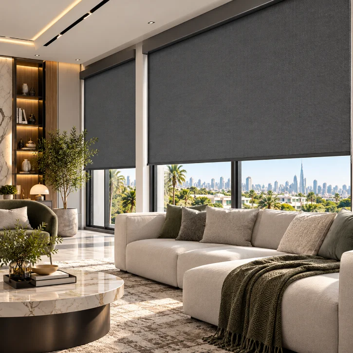 Polyester Blackout Blinds Dubai