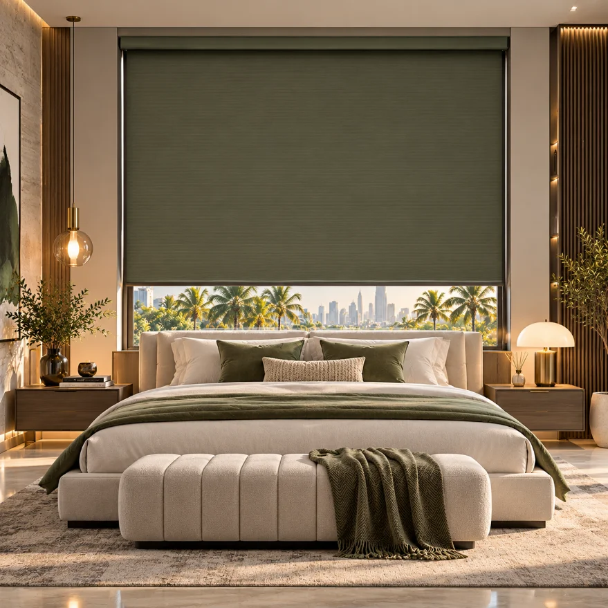 modern blackout blinds Dubai